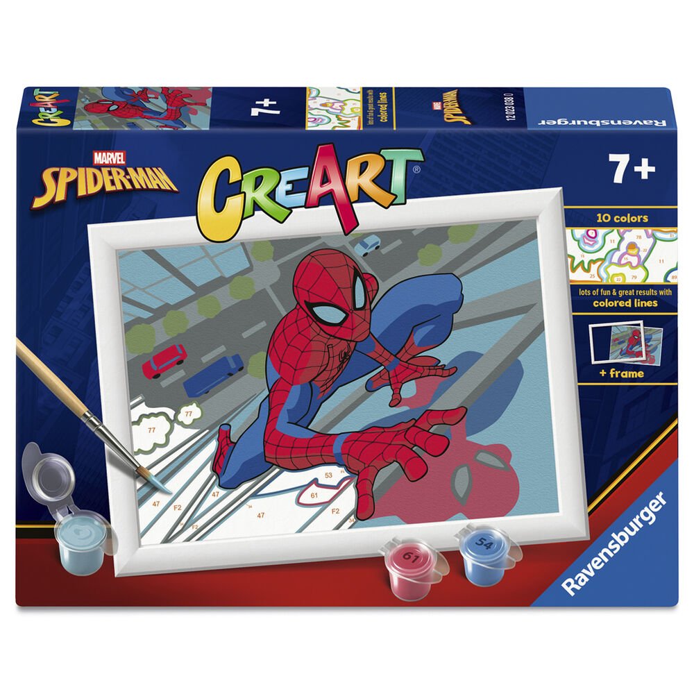Imagen 1 - Kit De Pintura Creart Spiderman Marvel