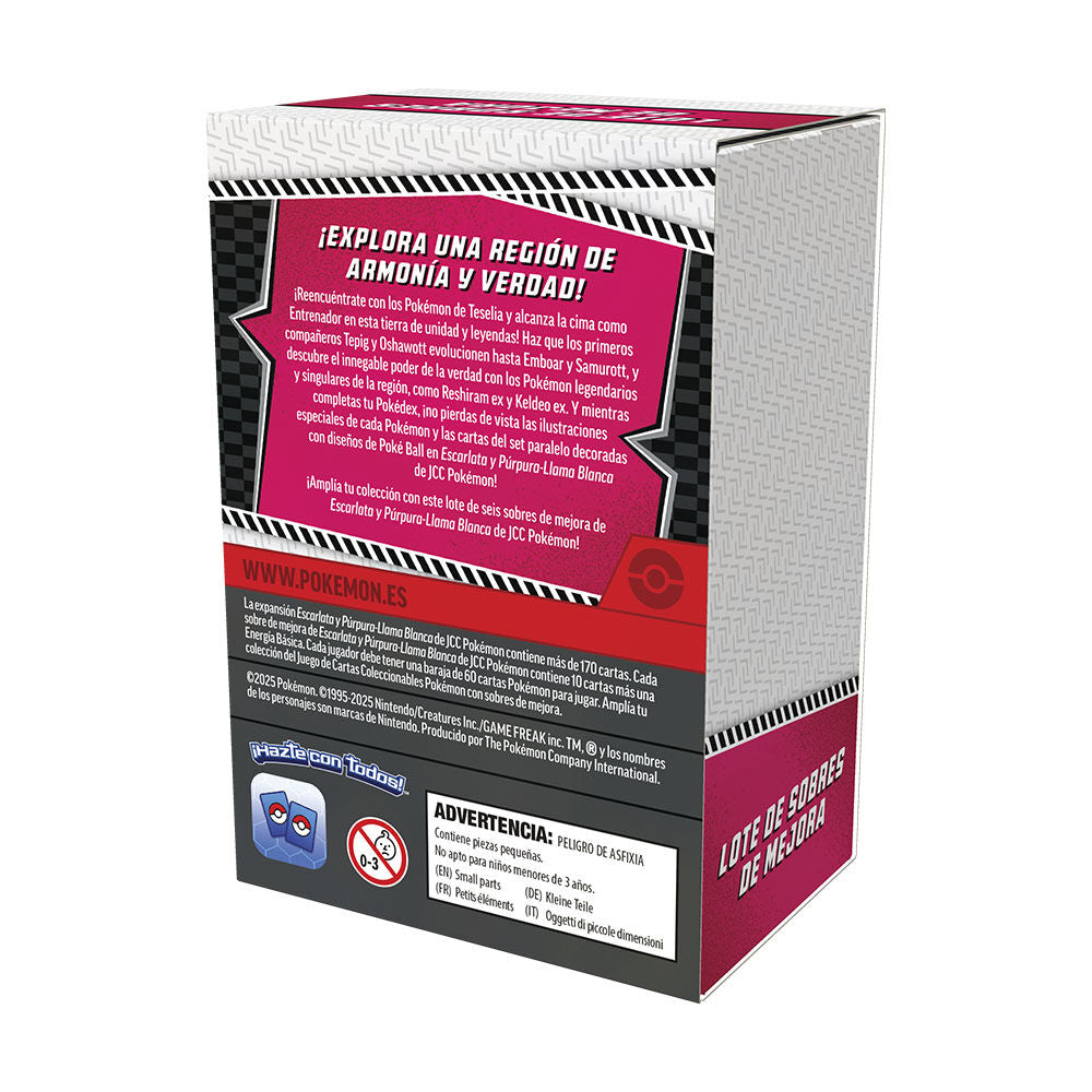 Imagen 2 - Juego Cartas Coleccionables Booster Bundle Llama Blanca Pokemon Español