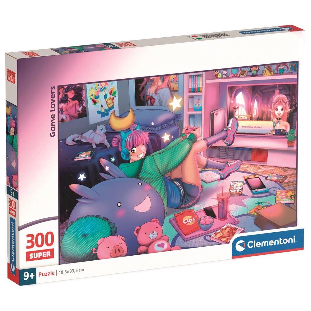 Imagen 1 - Puzzle Super Amantes De Los Juegos 300Pzs