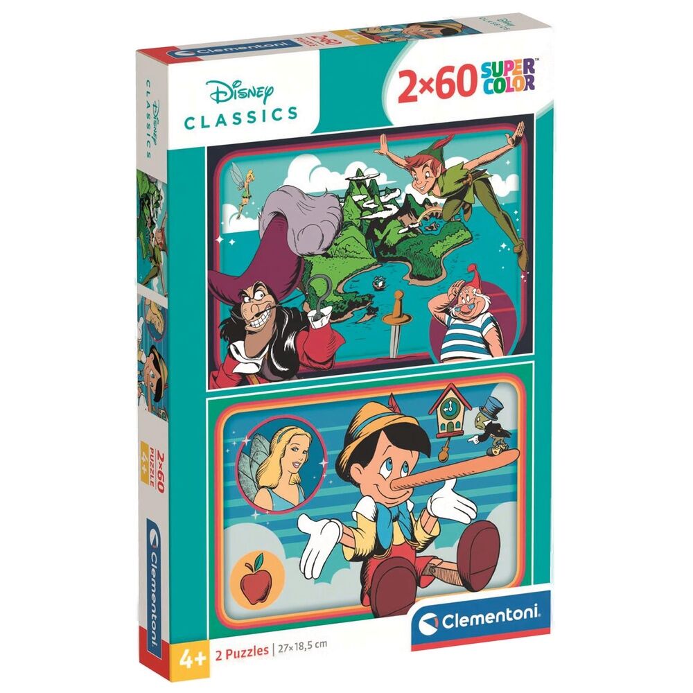 Imagen 1 - Puzzle Classic Disney 2X60pzs