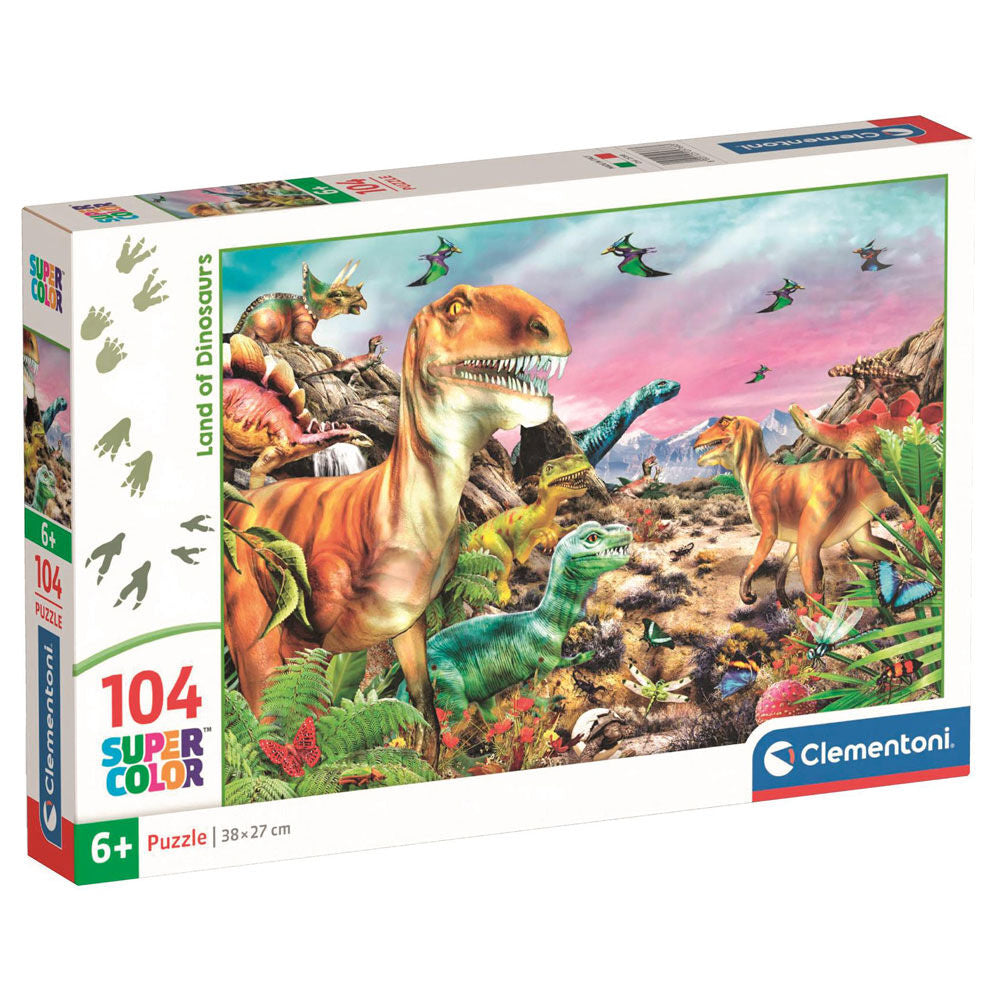 Imagen 1 - Puzzle Tierra De Dinosaurios 104Pzs