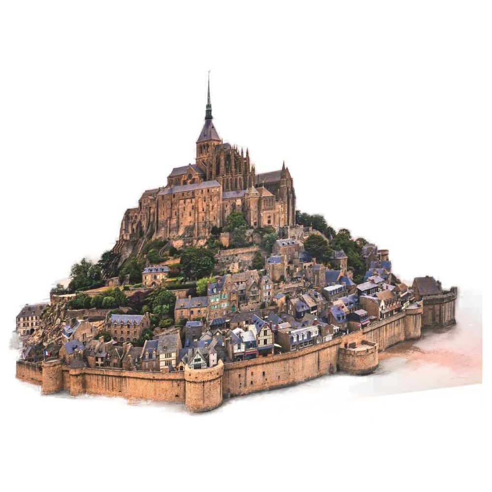Imagen 1 - Puzzle The Mont Saint-michel Rising High Quality 1500Pzs