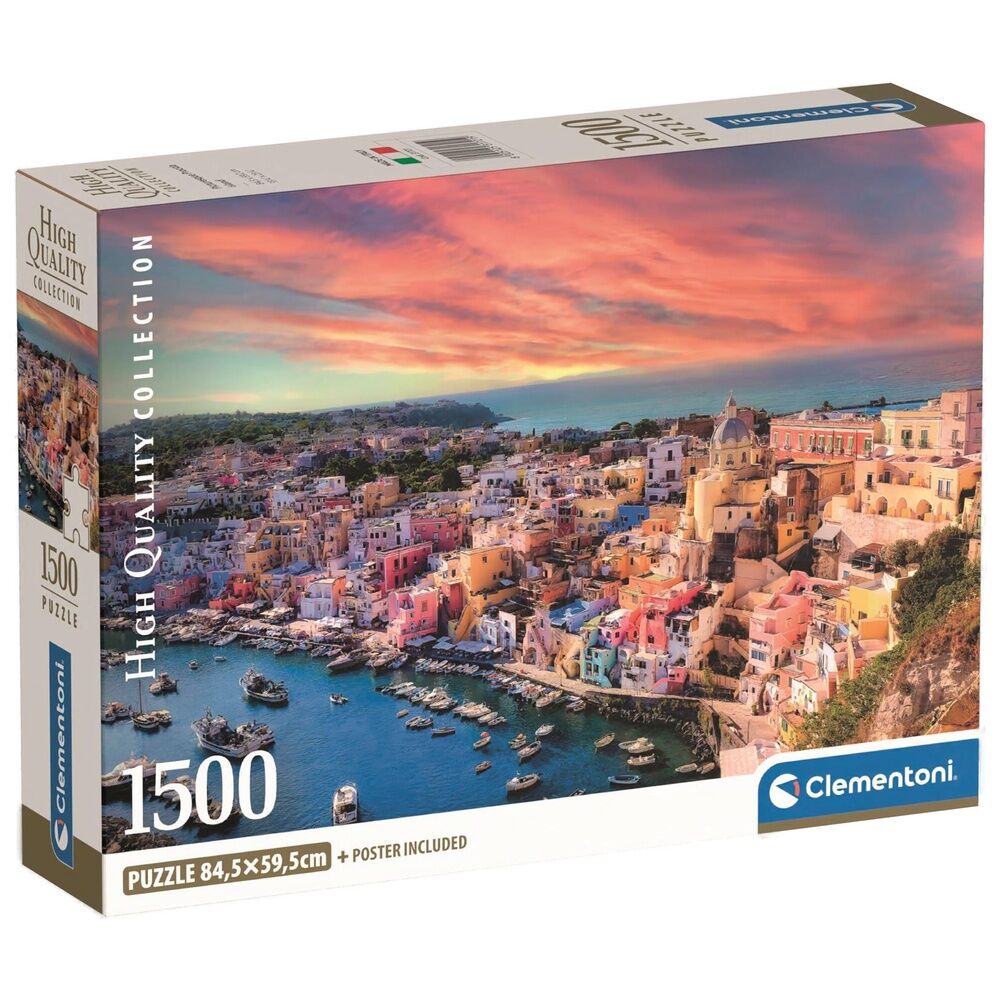 Imagen 1 - Puzzle Picturesque Procida Island High Quality 1500Pzs
