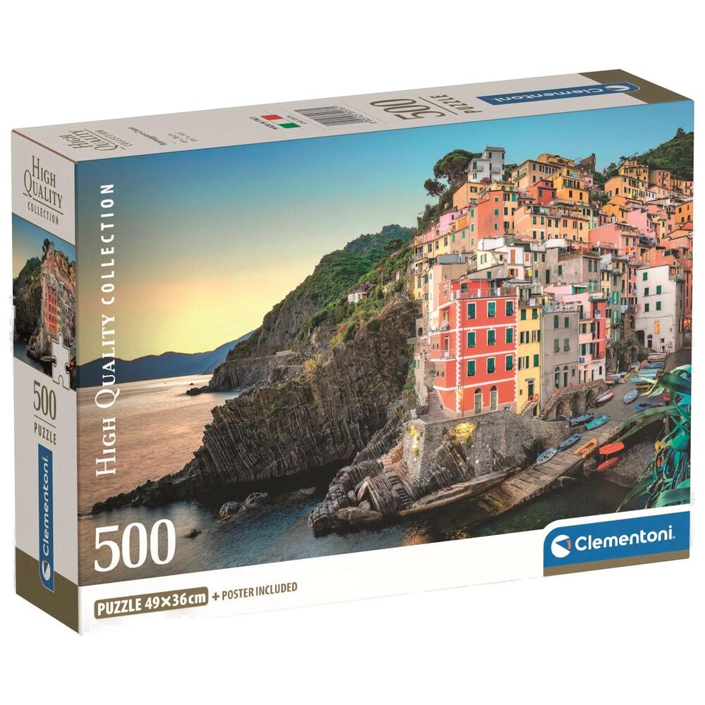 Imagen 1 - Puzzle Riomaggiore Coast High Quality 500Pzs