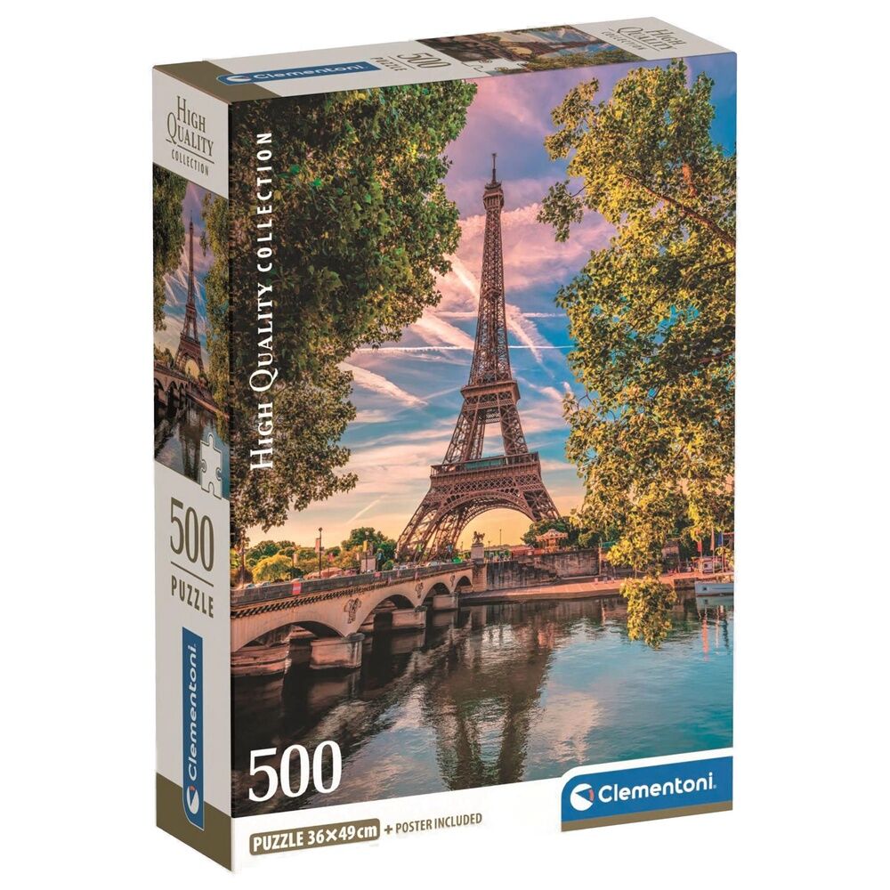 Imagen 1 - Puzzle Along The Seine High Quality 500Pzs