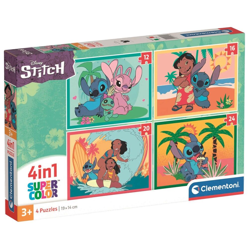 Imagen 1 - Puzzle Stitch Disney 12+16+20+24Pzs