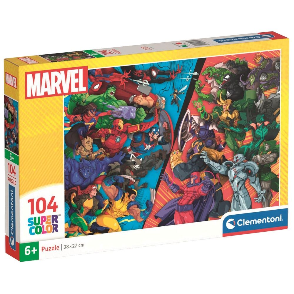 Imagen 1 - Puzzle Heroes Vs Villanos Marvel 104Pzs