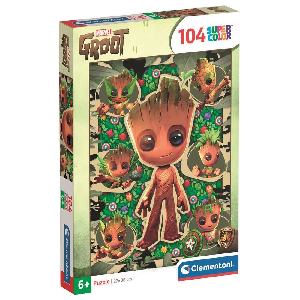 Imagen 2 - Puzzle I Am Groot Marvel 104Pzs