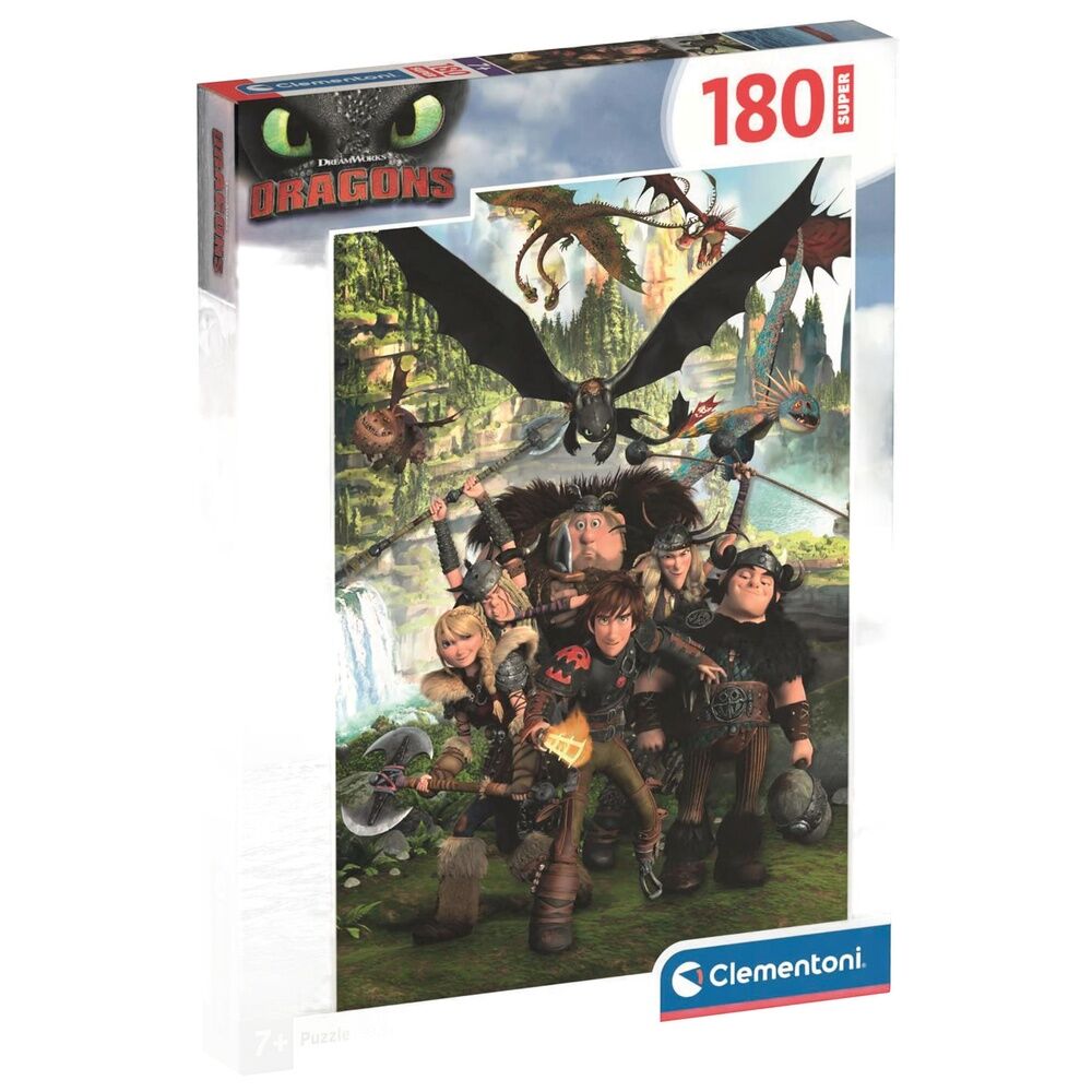 Imagen 1 - Puzzle Super Como Entregar A Tu Dragon 180Pzs