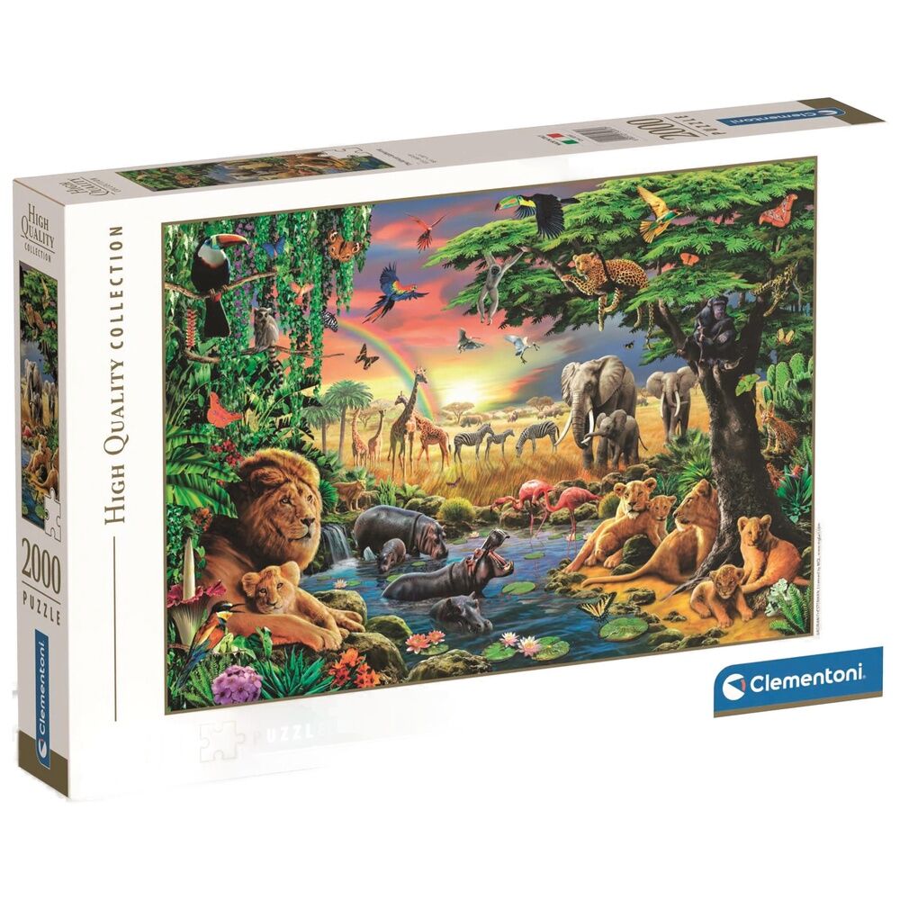 Imagen 1 - Puzzle The African Gathering High Quality 2000Pzs