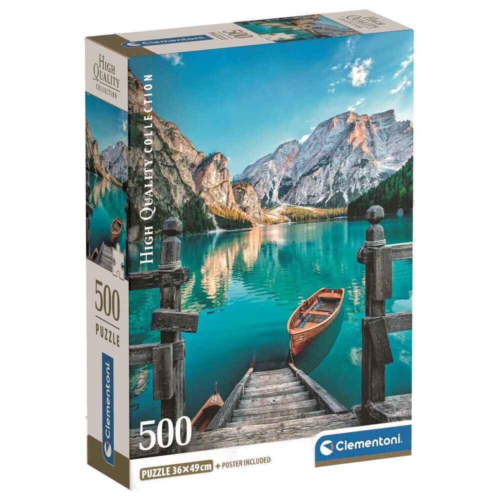 Imagen 1 - Puzzle Braies Lake High Quality 500Pzs