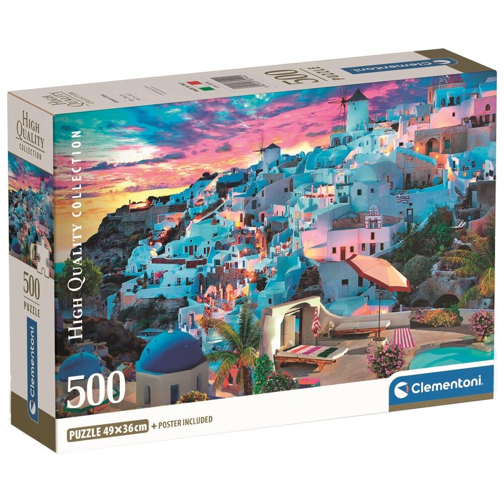Imagen 1 - Puzzle Greece View High Quality 500Pzs