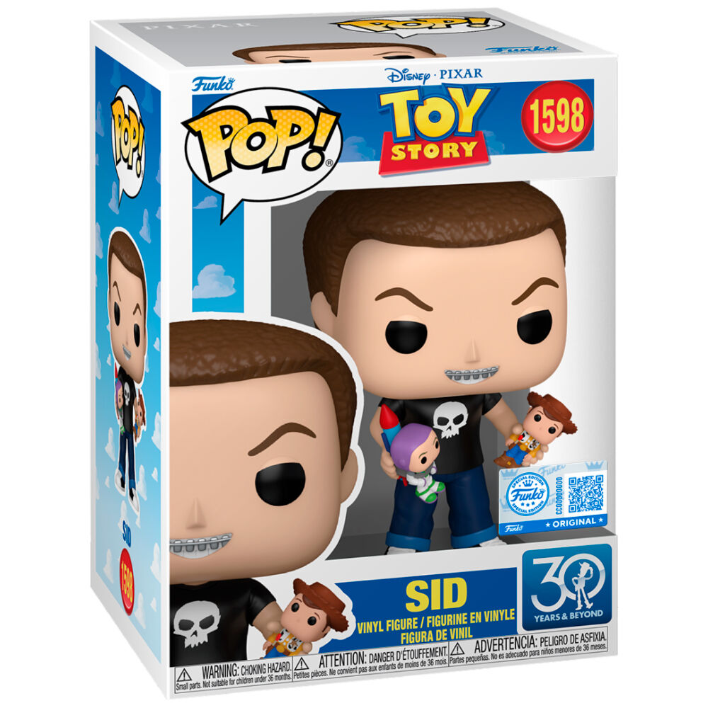 Imagen 2 - Figura Pop Disney Pixar Toy Story Sid Exclusive