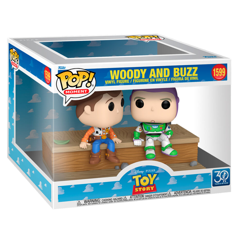 Imagen 2 - Figura Pop Moment Disney Pixar Toy Story Woody & Buzz