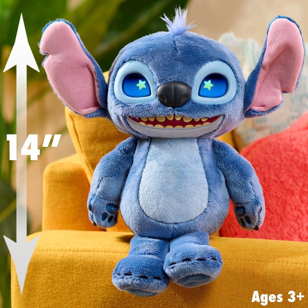 Imagen 4 - Peluche Interactivo Stitch Disney 30Cm