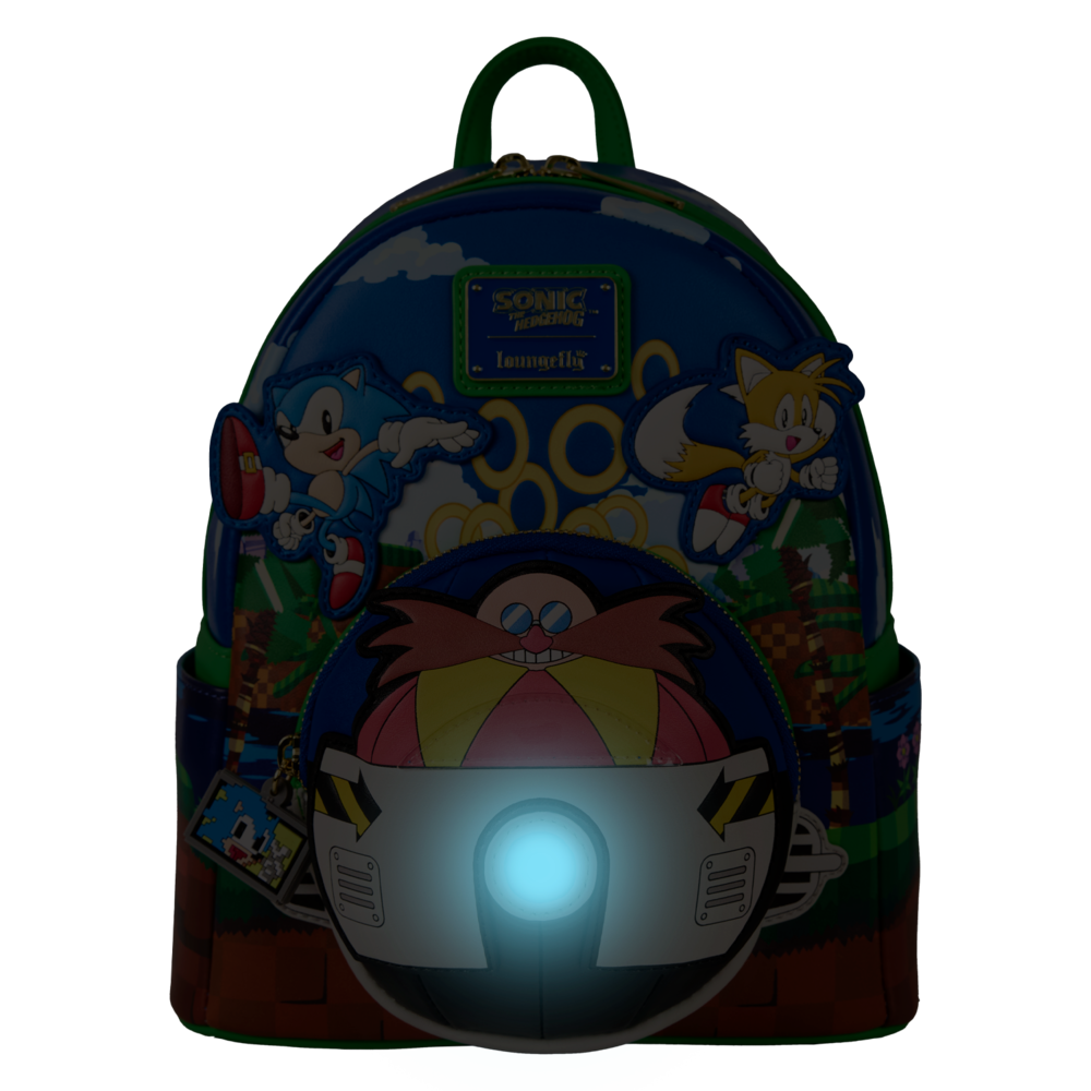 Imagen 2 - Mochila Sonic The Hedgehog Loungefly 26Cm