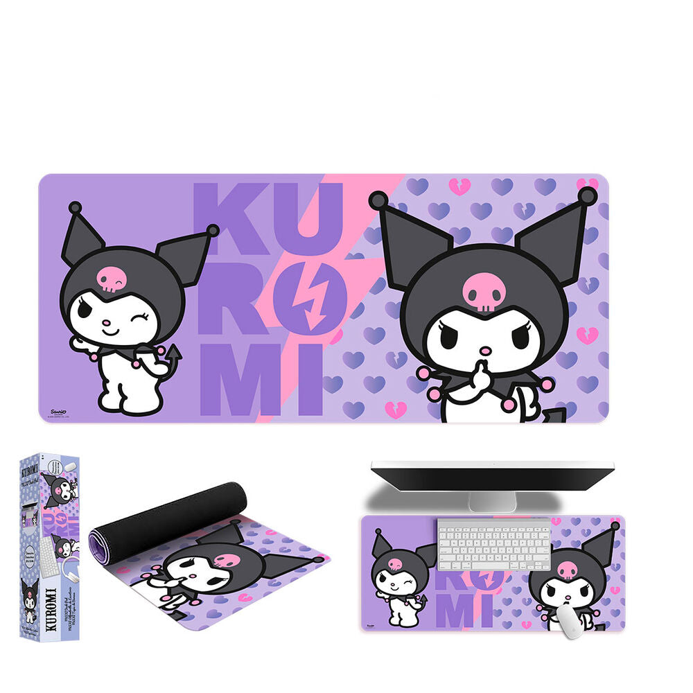 Imagen 1 - Alfombrilla Gaming Kuromi Hello Kitty
