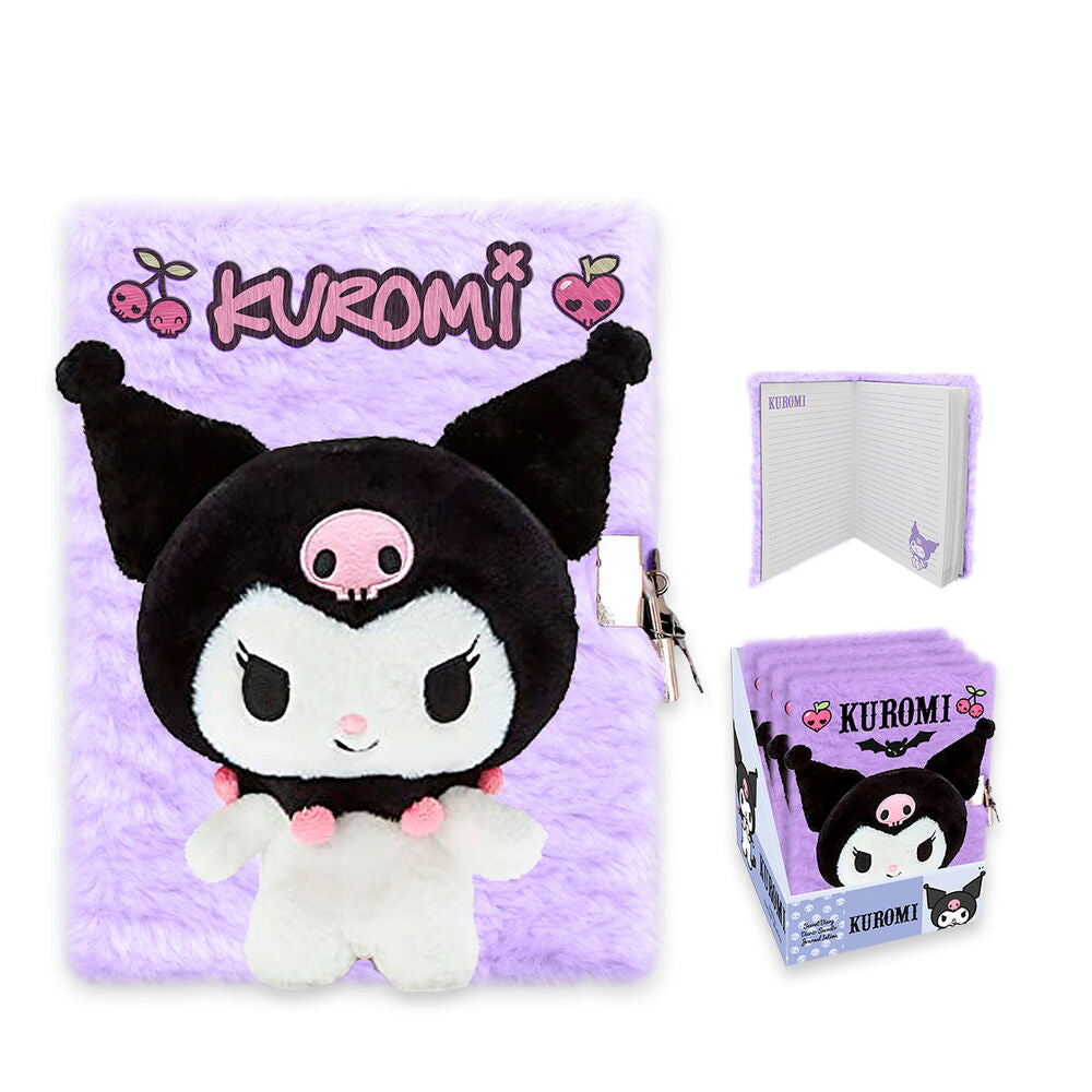 Imagen 1 - Cuaderno 3D A5 Kuromi Hello Kitty