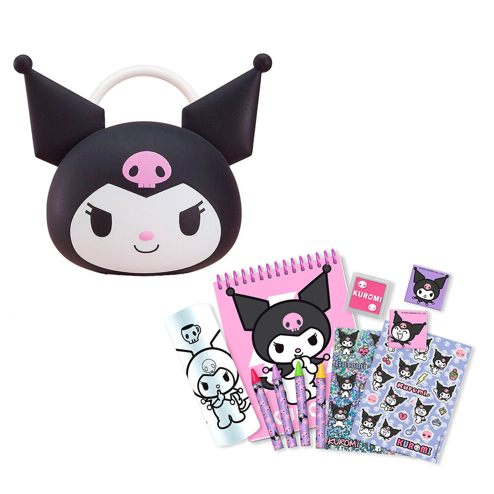 Imagen 1 - Maletin 3D Papeleria Kuromi Hello Kitty