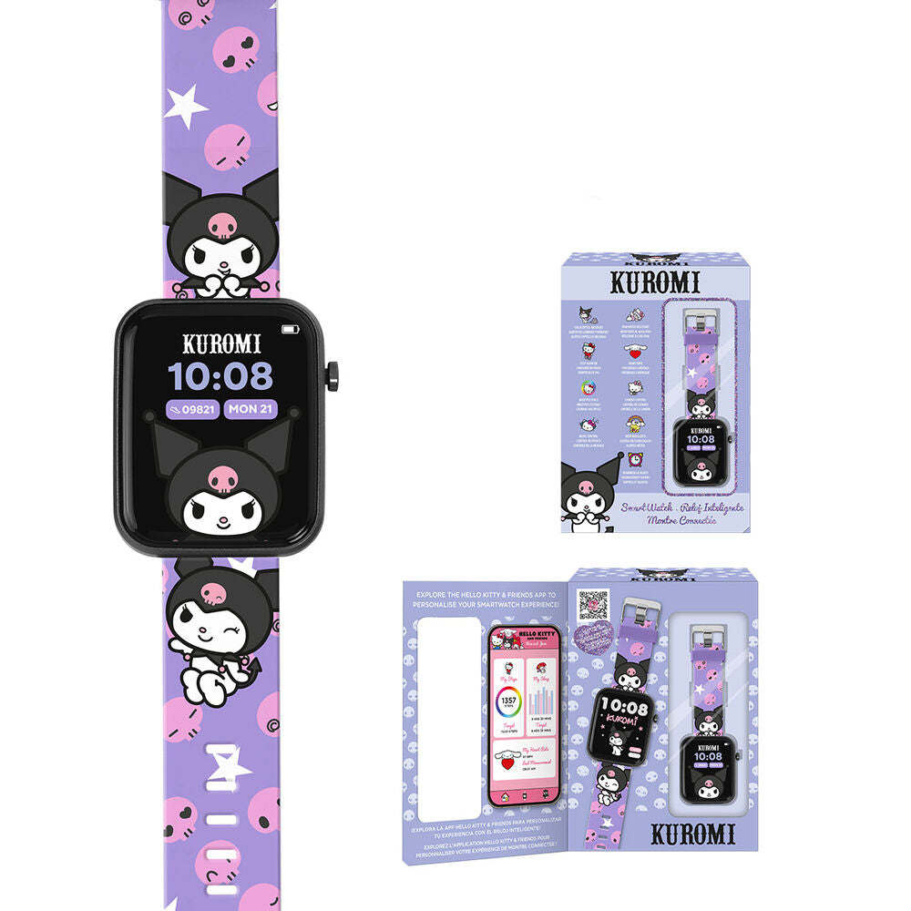 Imagen 1 - Reloj Interactivo Kuromi Hello Kitty