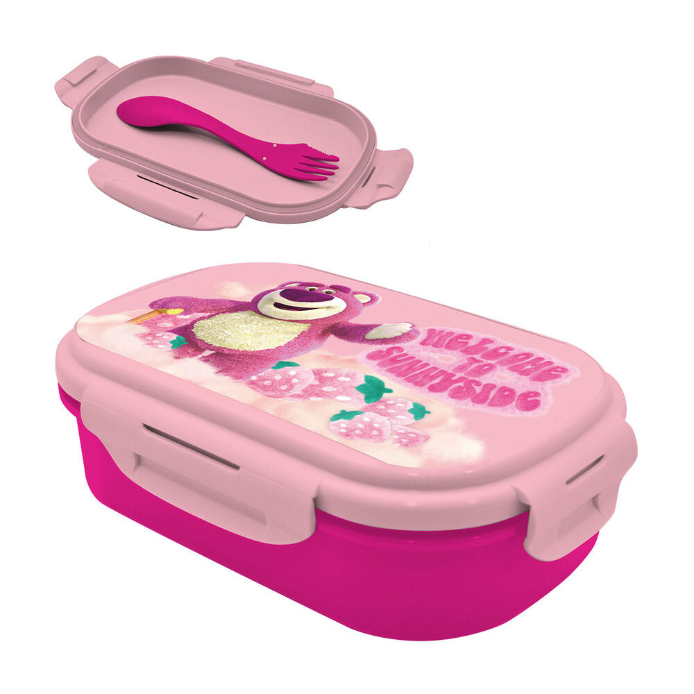 Imagen 1 - Sandwichera + Cubierto Lotso Toy Story Disney Pixar