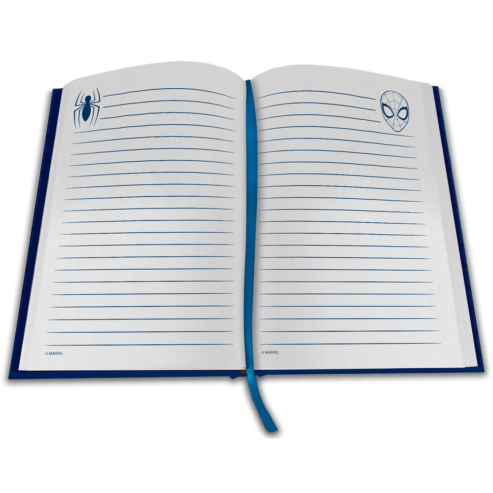 Imagen 2 - Cuaderno Con Reloj Spiderman Marvel