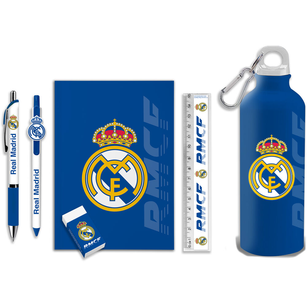 Imagen 2 - Set Papeleria + Botella Real Madrid