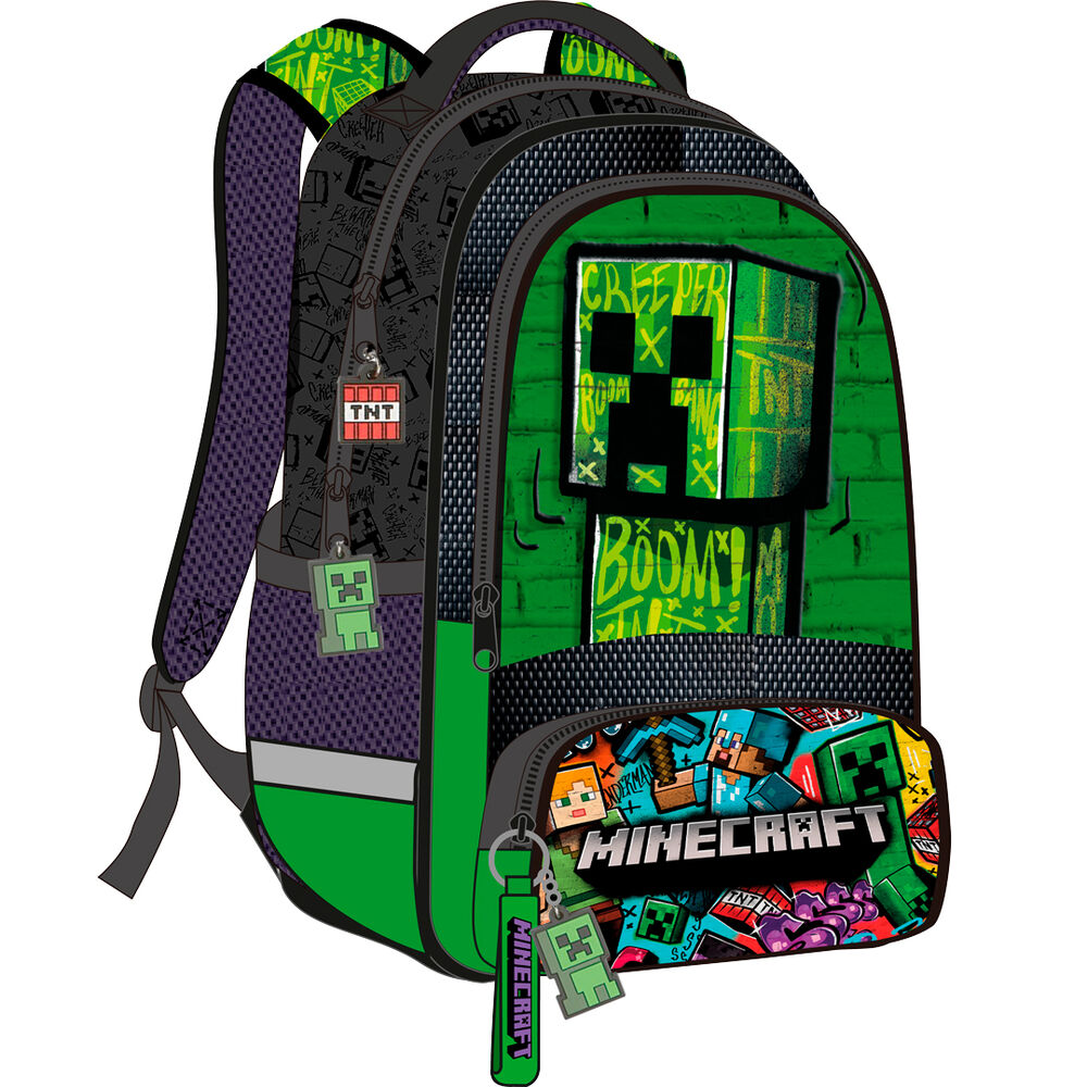 Imagen 2 - Mochila Minecraft 42Cm