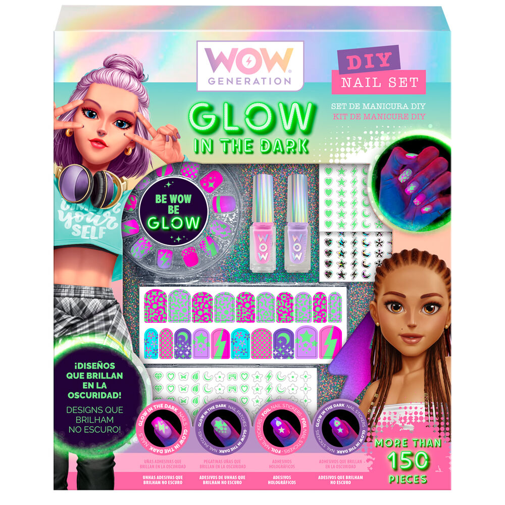 Imagen 1 - Set Manicura Con Uñas Perfumadas Wow Generation