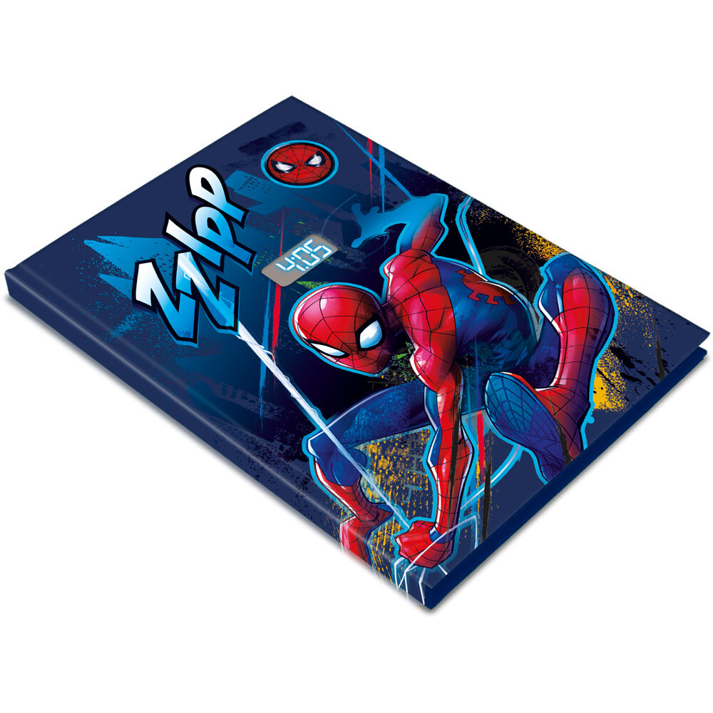 Imagen 3 - Cuaderno Con Reloj Spiderman Marvel