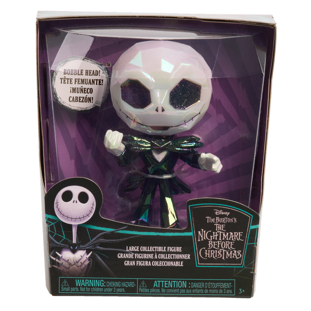 Imagen 1 - Figura Muñeco Cabezon Jakks Skelington Pesadilla Antes De Navidad Disney