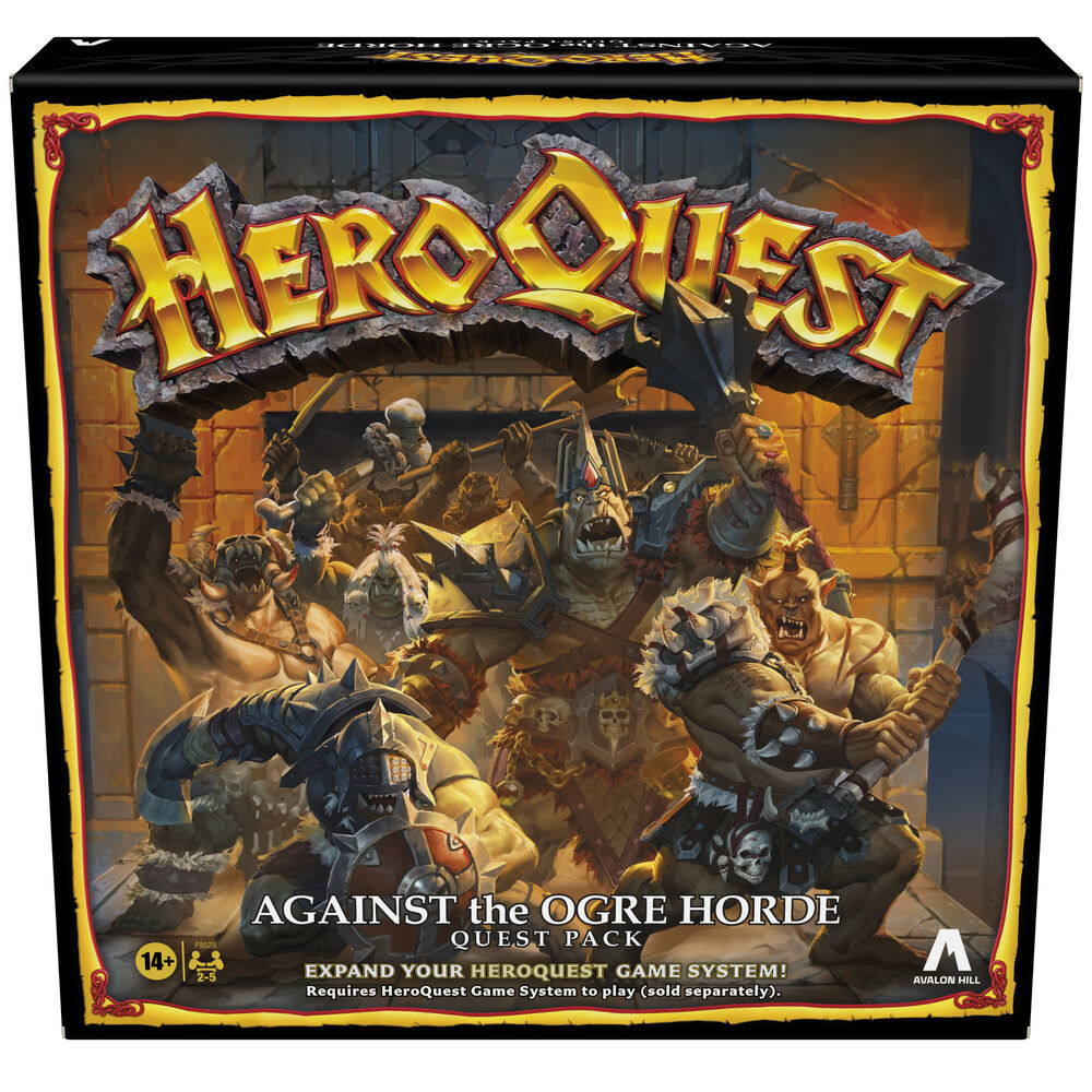Imagen 1 - Expansion Juego De Mesa Contra La Horda De Ogros Heroquest Ingles