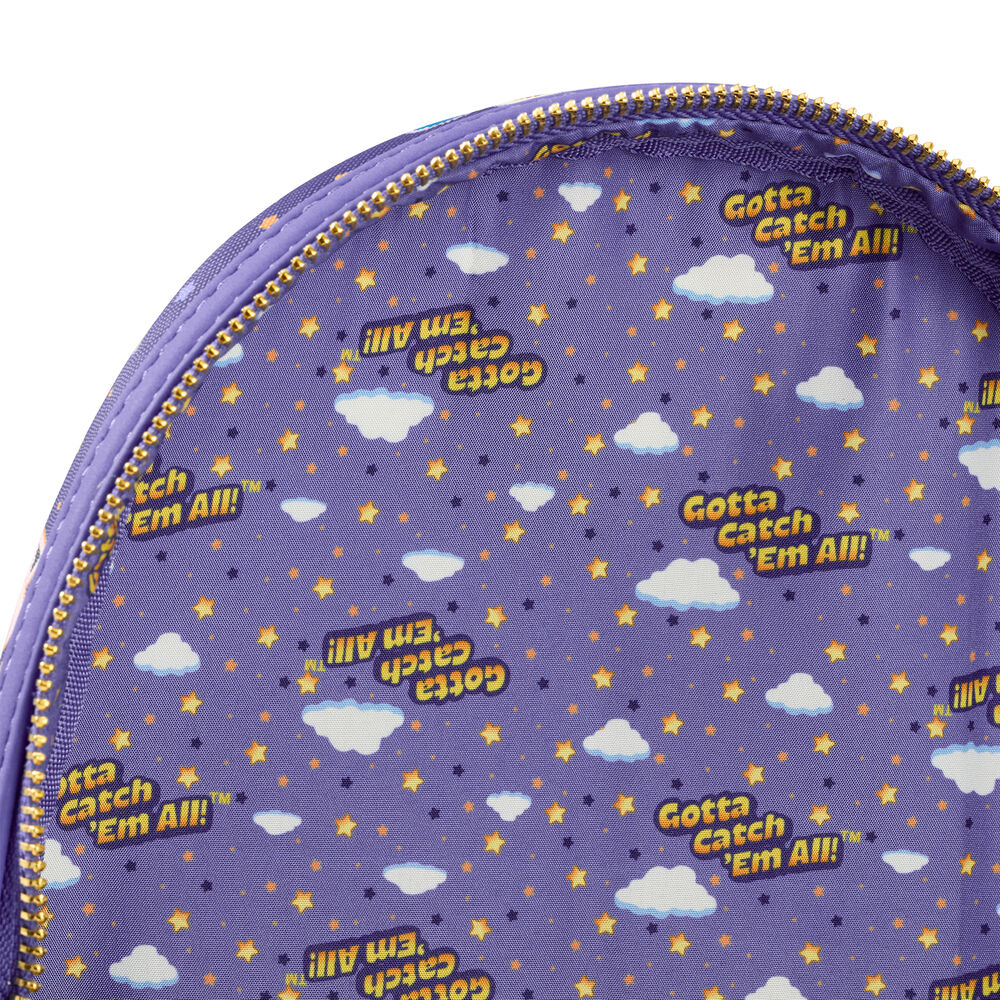 Imagen 4 - Mochila Sleeping Pikachu And Friends Pokemon Loungefly 26Cm