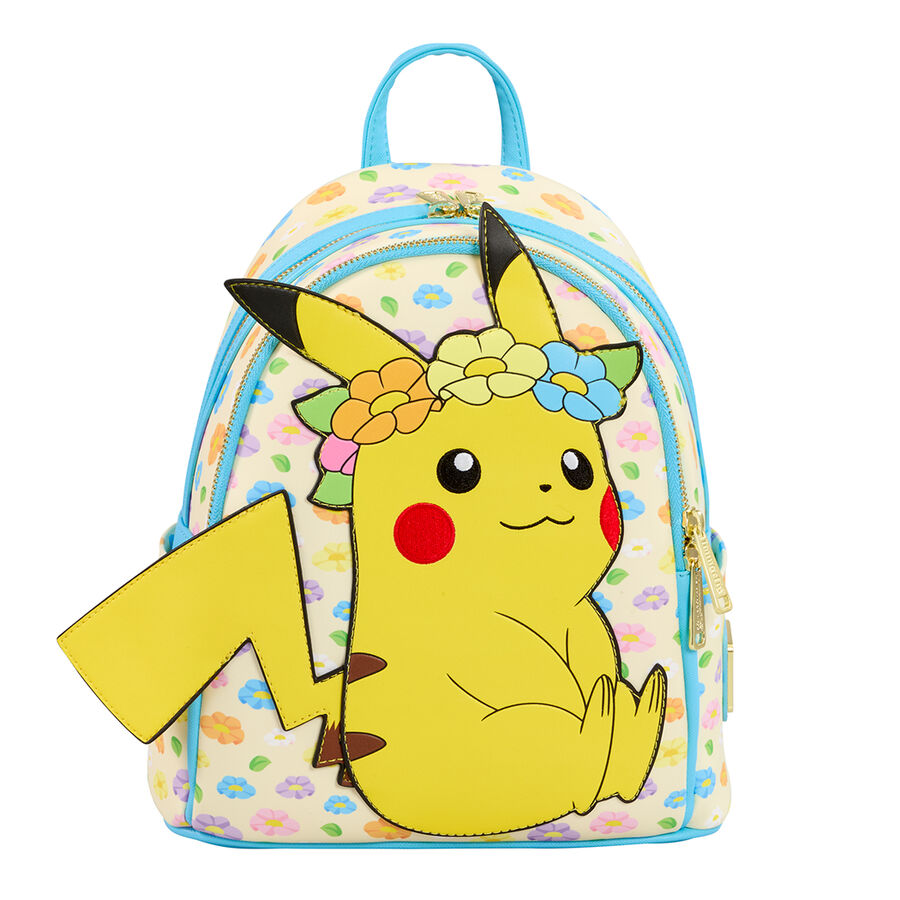 Imagen 1 - Mochila Floral Pikachu Pokemon Loungefly