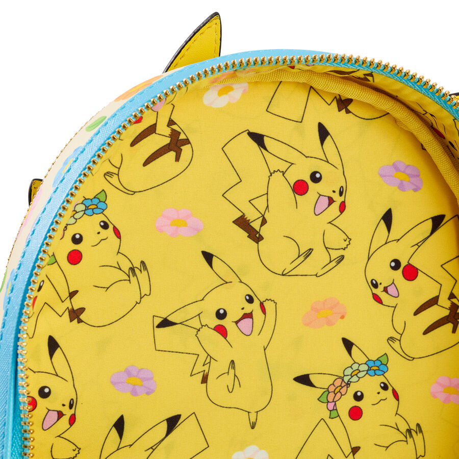 Imagen 4 - Mochila Floral Pikachu Pokemon Loungefly
