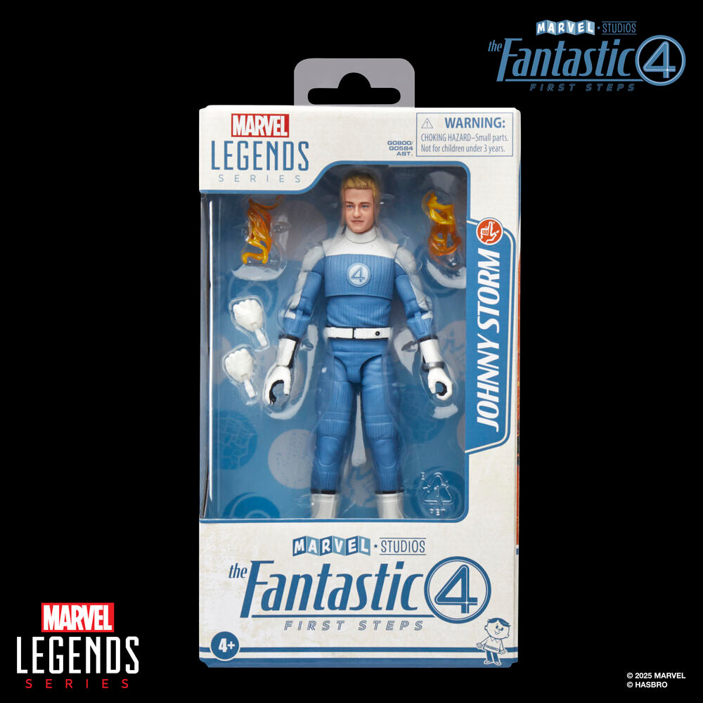 Imagen 7 - Figura Johnny Storm Los 4 Fantasticos Marvel 15Cm