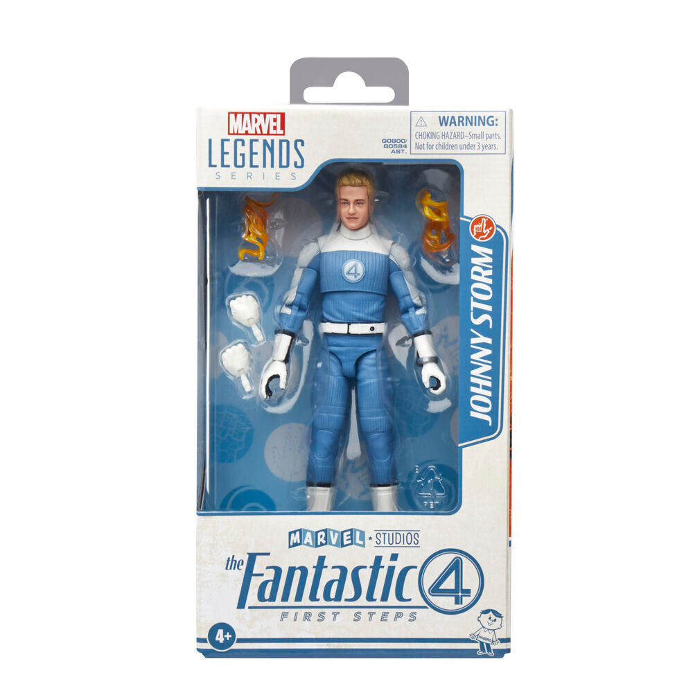 Imagen 1 - Figura Johnny Storm Los 4 Fantasticos Marvel 15Cm