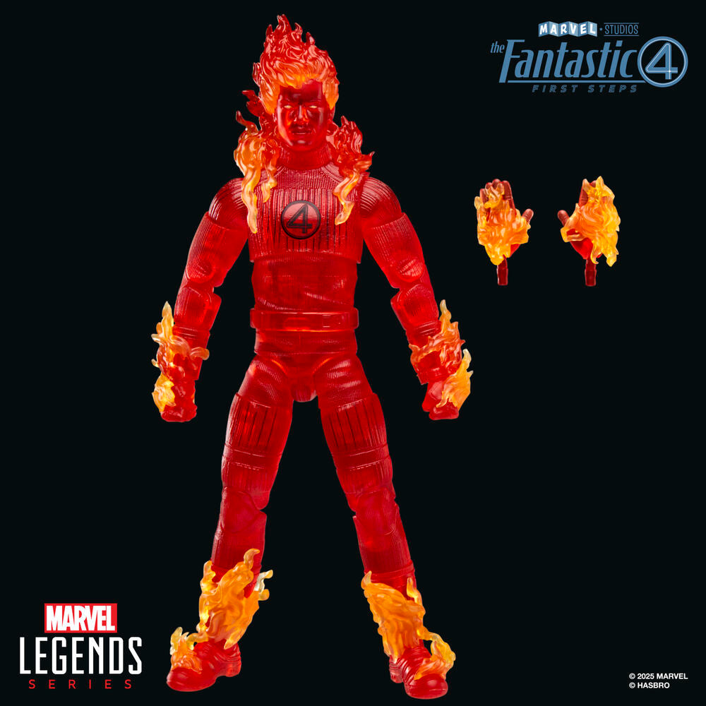 Imagen 3 - Figura Antorcha Humana Los 4 Fantasticos Marvel 15Cm