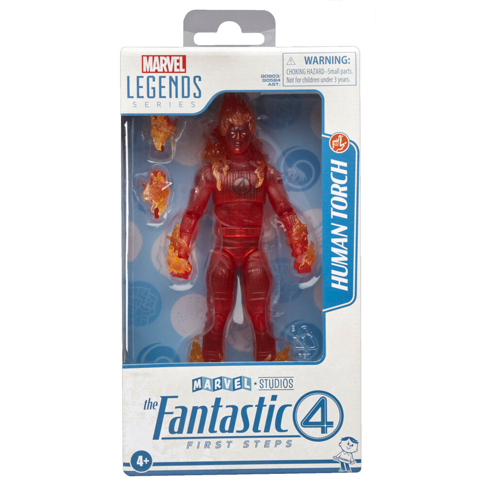 Imagen 1 - Figura Antorcha Humana Los 4 Fantasticos Marvel 15Cm