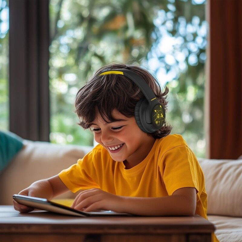 Imagen 1 - Auriculares Inalambricos Led Pikachu Pokemon