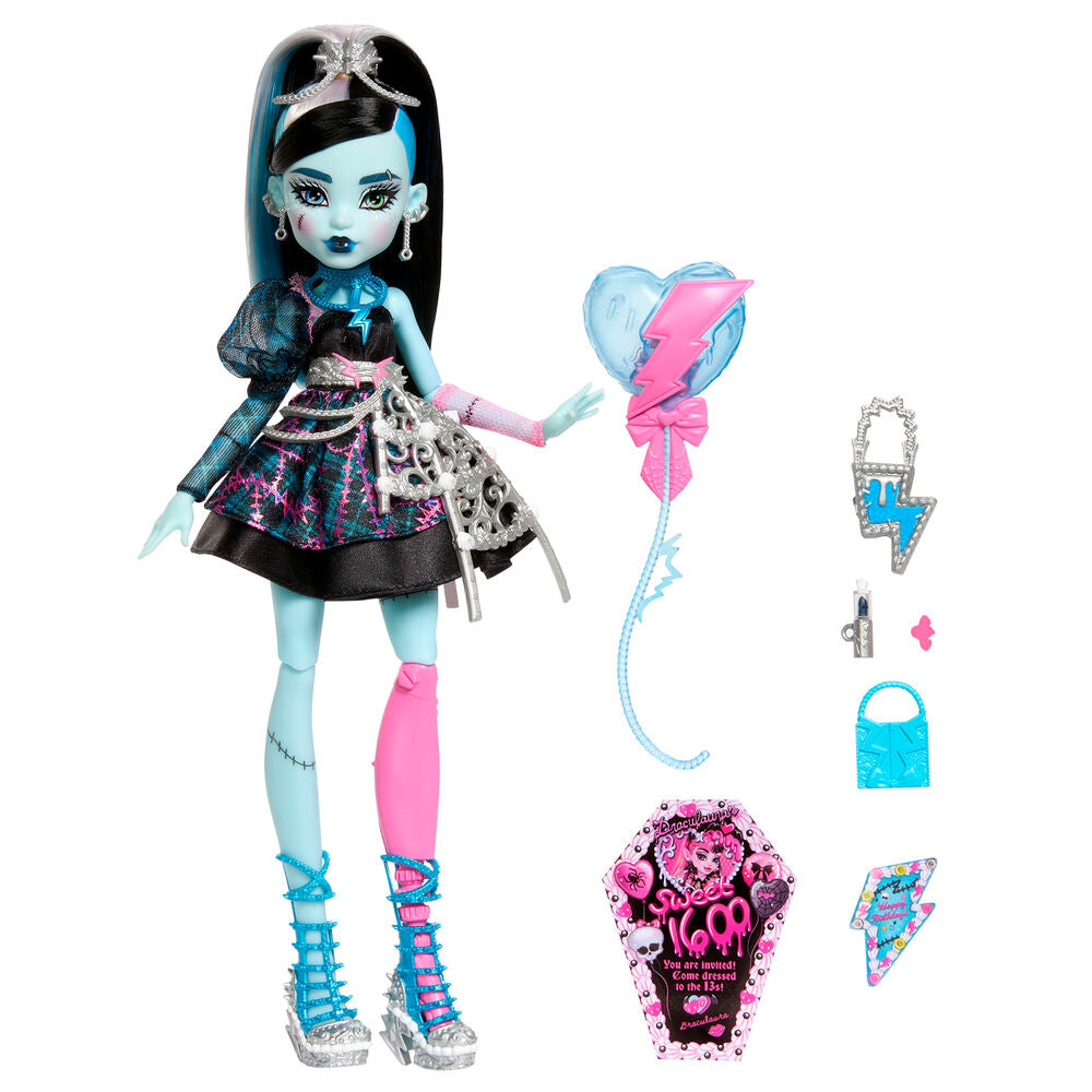 Imagen 3 - Muñeca Frankie Stein Scary Sweet Birthday 1600 Monster High