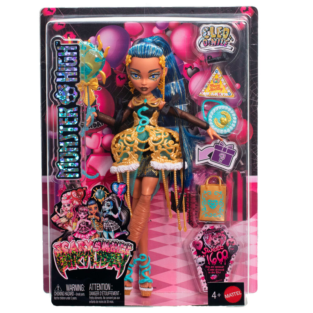 Imagen 6 - Muñeca Cleo De Nile Scary Sweet Birthday 1600 Monster High