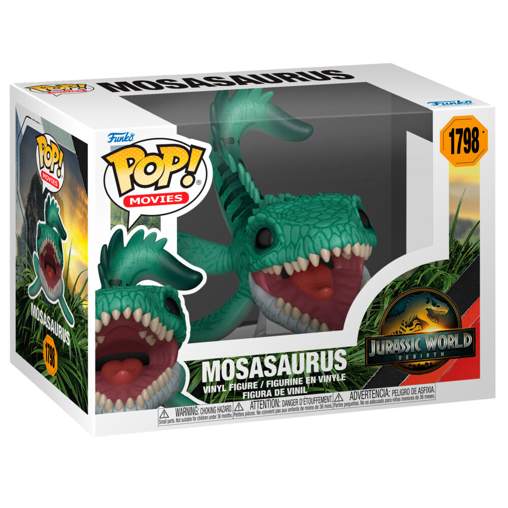 Imagen 1 - Figura Pop Jurassic World El Renacer Mosasaurus