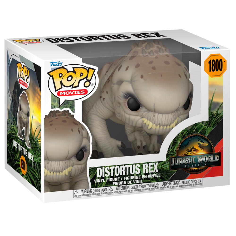 Imagen 1 - Figura Pop Jurassic World El Renacer Distortus Rex