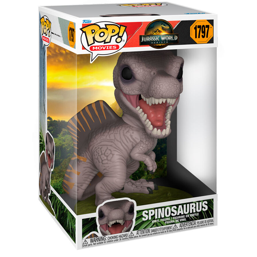 Imagen 2 - Figura Pop Jurassic World El Renacer Spinosaurus 25Cm