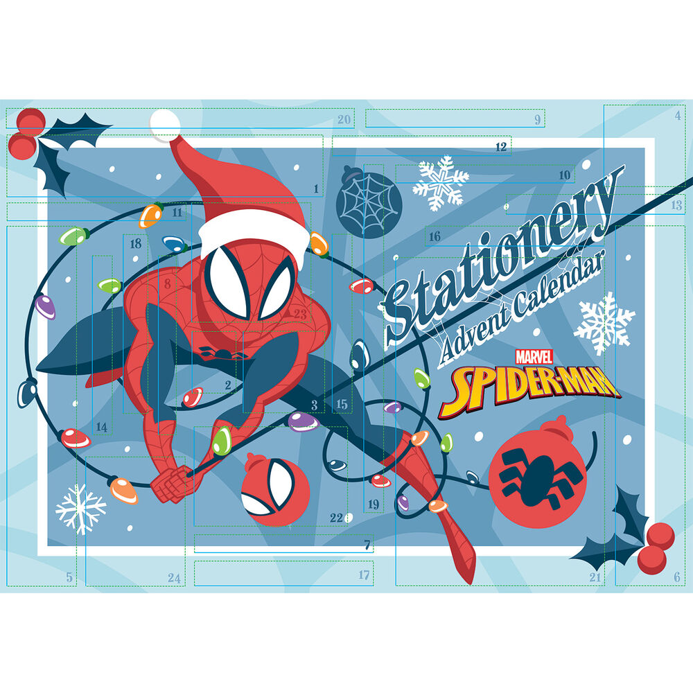 Imagen 1 - Calendario Adviento Spiderman Marvel