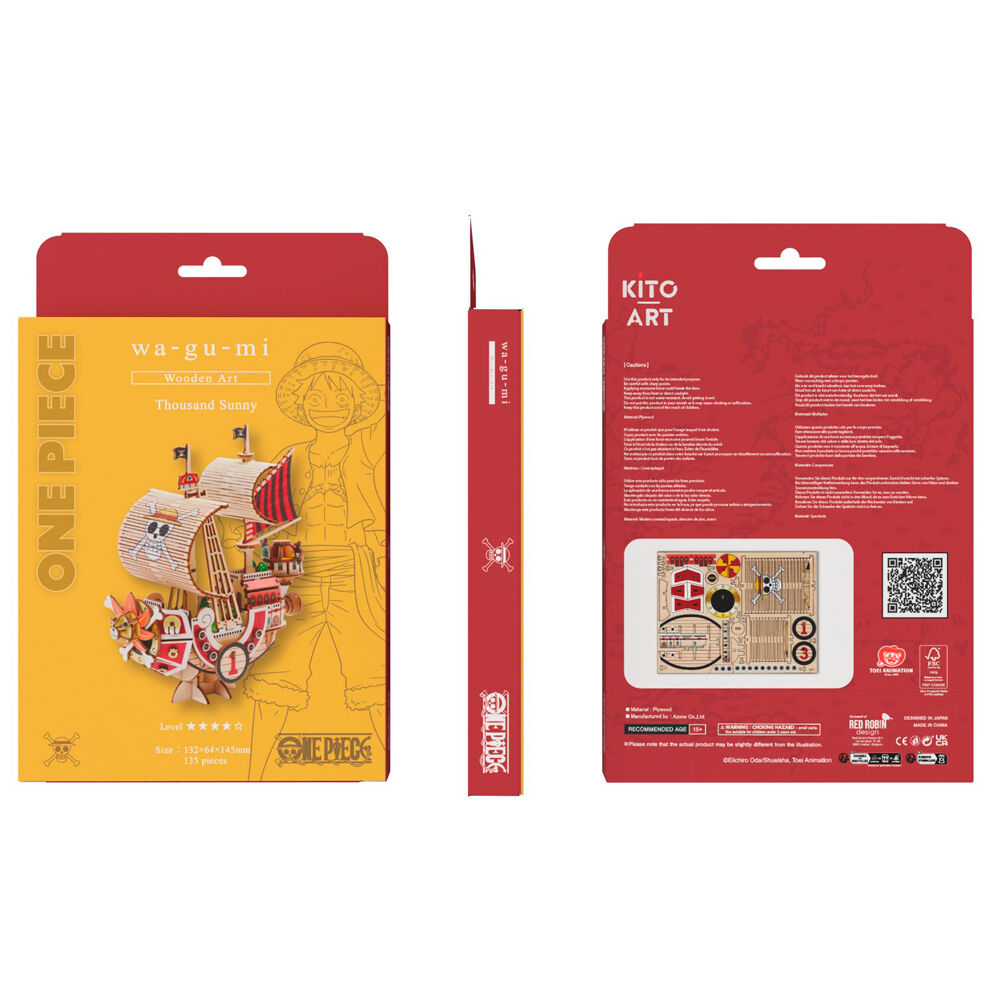 Imagen 4 - Set Montaje Thousand Sunny Wa-gu-mi One Piece 135Pzs