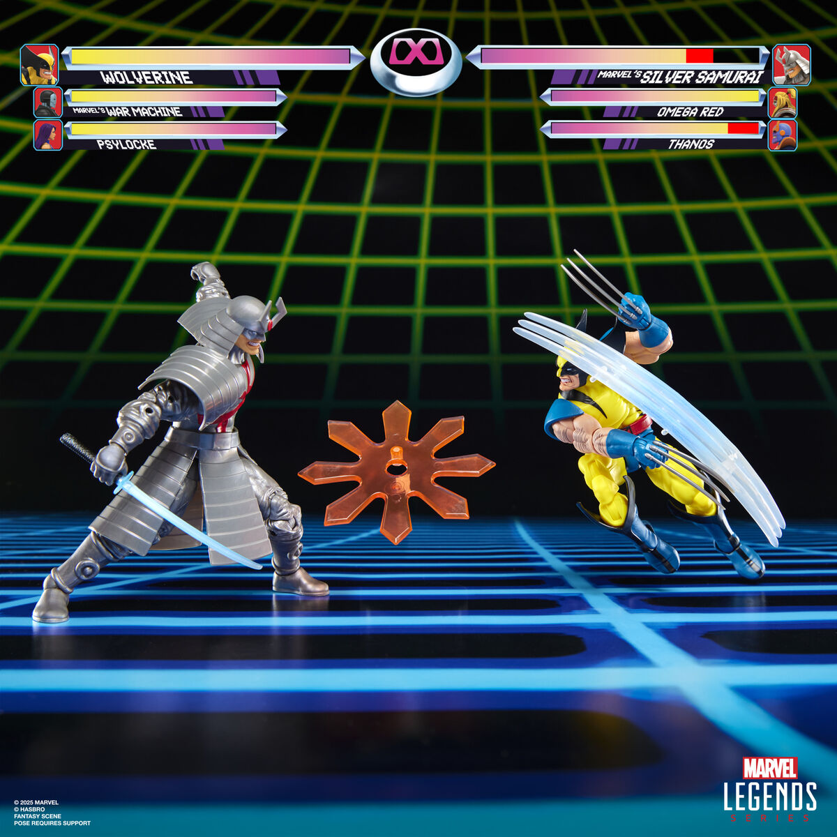 Imagen 4 - Blister 2 Figuras Wolverine & Silver Samurai Gameverse Marvel Legends 15Cm