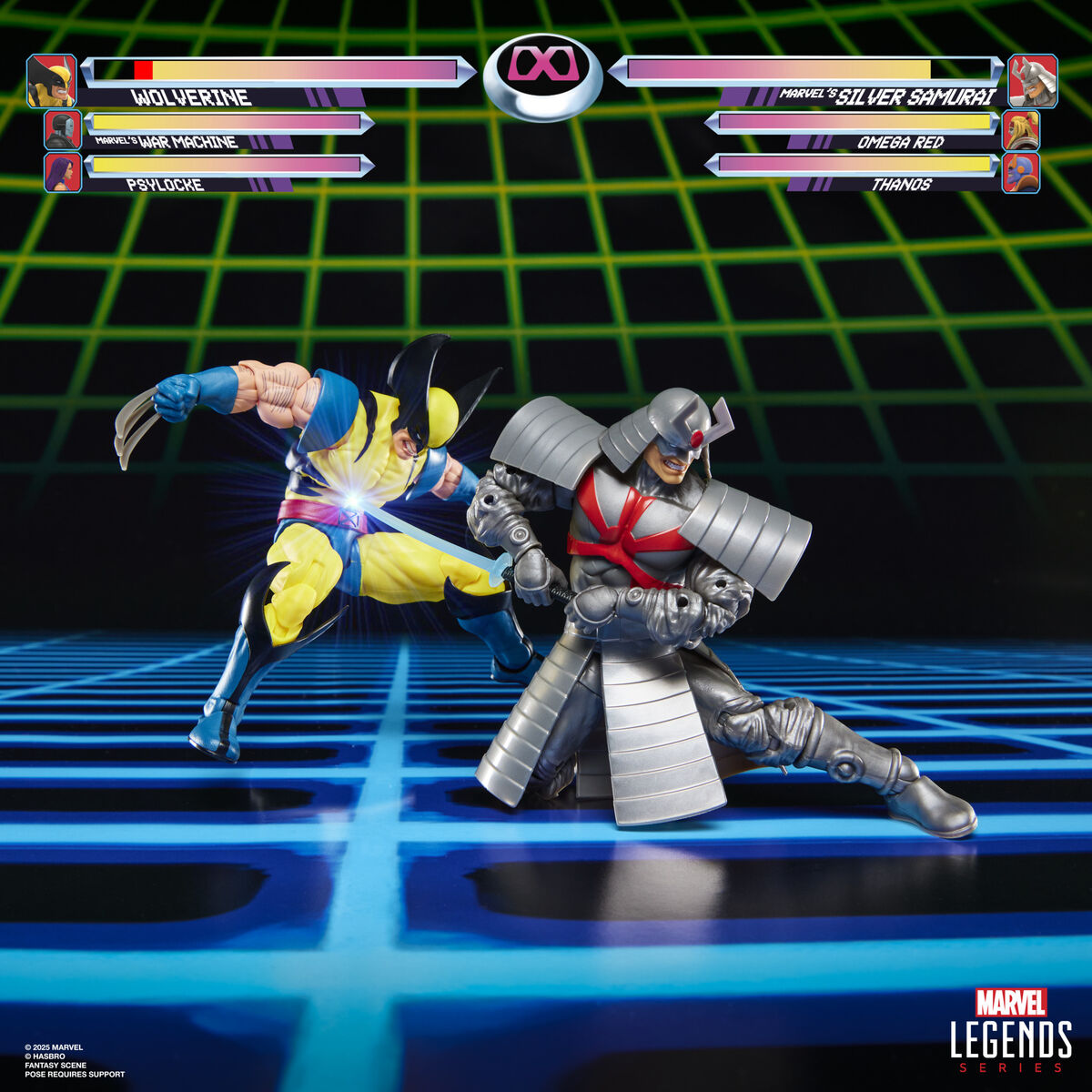 Imagen 7 - Blister 2 Figuras Wolverine & Silver Samurai Gameverse Marvel Legends 15Cm