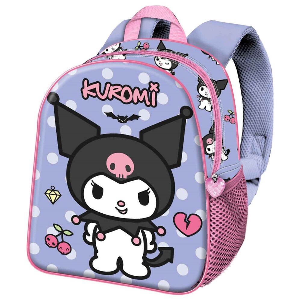 Imagen 1 - Mochila 3D Rebel Kuromi Hello Kitty And Friends 30Cm